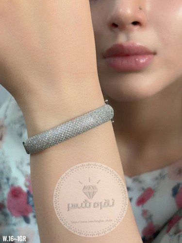 دستبند النگویی پرتو (نور و درخشش) ☀️ دستبند «پرتو» که همچون خورشید میدرخشد.